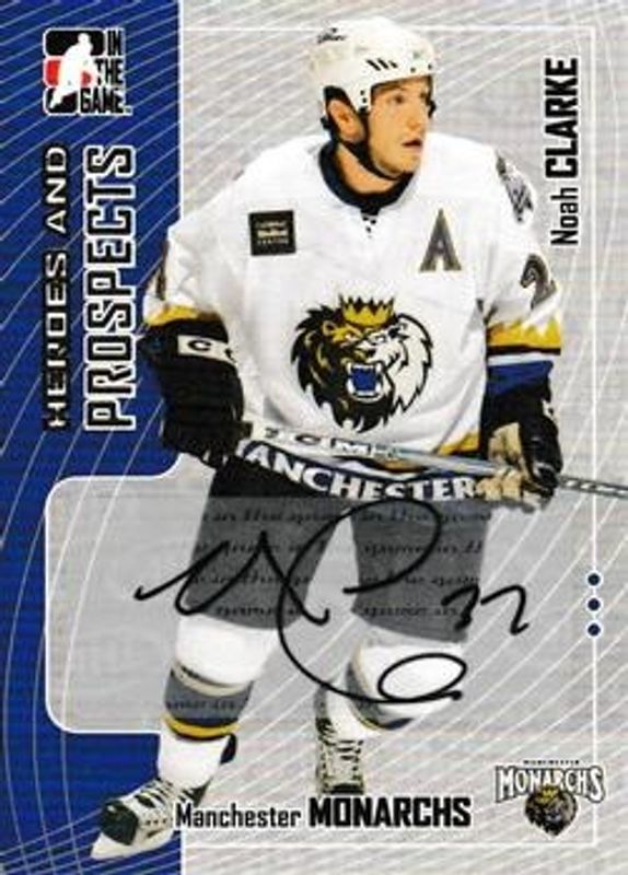 2005 In The Game Heroes & Prospects #A-NC Autographs Series II