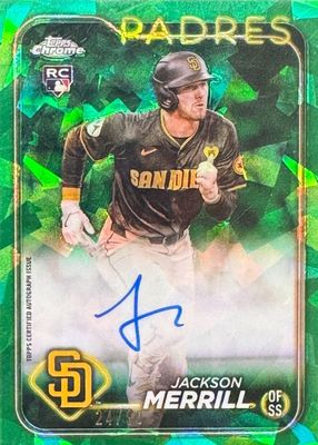 2024 Topps Chrome Update Sapphire Edition #USA-JM Autographs - Green /99