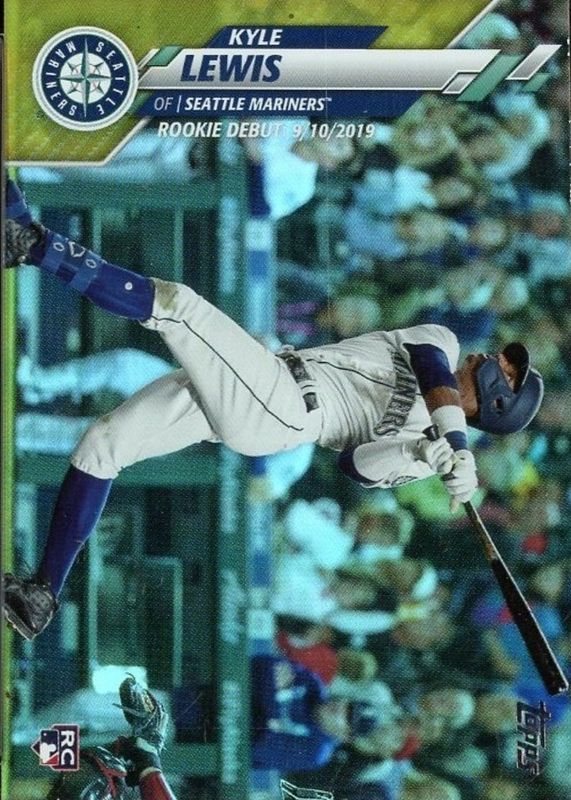 2020 Topps Update #U-21 Rookie Debut - Gold Foil