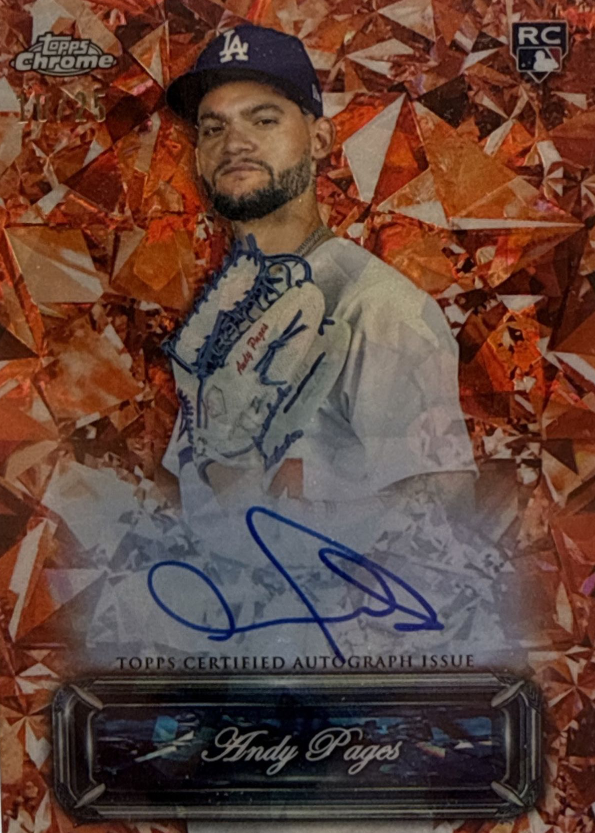 Andy様 オーダー専用ページ Andy Pages 2024 Topps Chrome Update Sapphire Edition #USSA-ANP