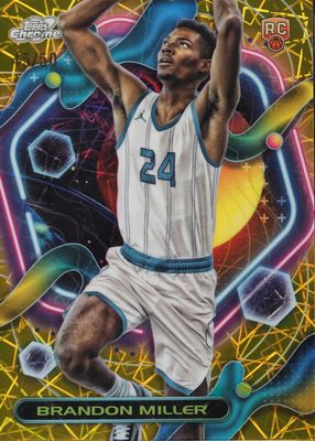 2023 Topps Chrome Cosmic #152 Gold Interstellar Refractor /50