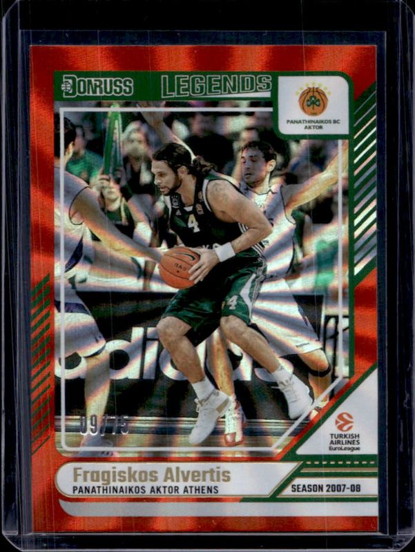 2024 Donruss EuroLeague #183 Orange Laser /75