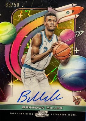 2023 Topps Chrome Cosmic #FFS-BM First Flight Signatures - Gold Interstellar Refractor /50