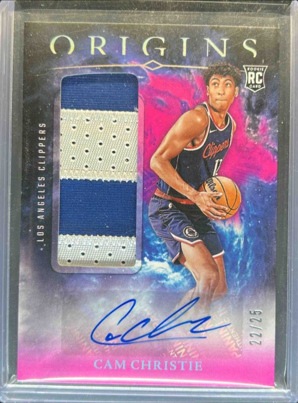 2024 Origins #RJA-CCC Rookie Jersey Autographs - Pink /25