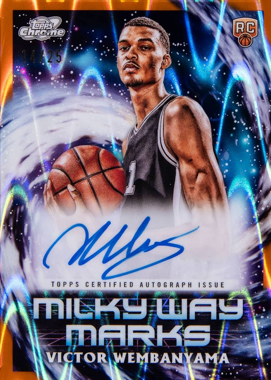 Victor Wembanyama 2023 Topps Chrome Cosmic #MWM-VW Milky Way Marks