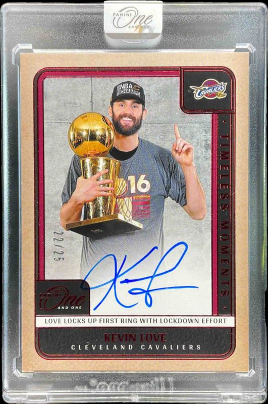 2024 One and One #4 Timeless Moments Autographs - Red /25