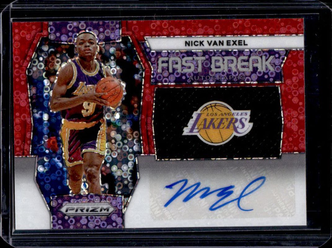 2023 Prizm #FB-NVE Fast Break Autographs - Red /99