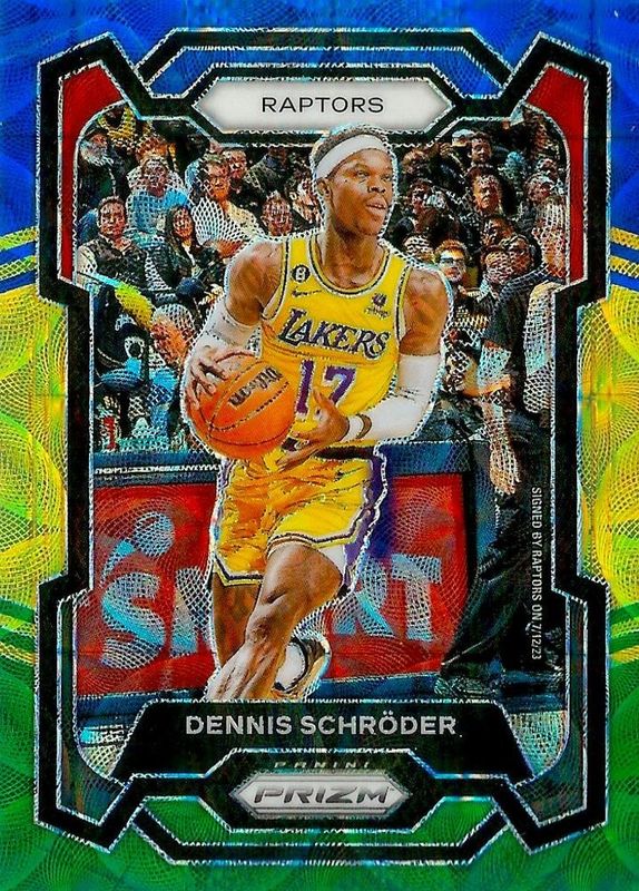 2023 Prizm #265 Choice Blue Yellow Green