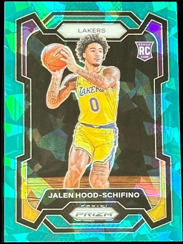 Jalen Hood-Schifino 2023 Prizm #145 Teal Ice /225 Price Guide