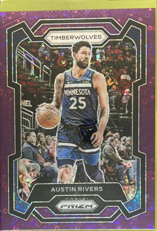 2023 Prizm #278 Fast Break Purple /75