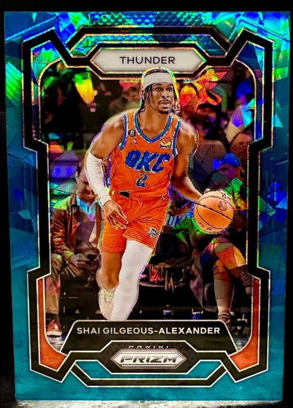 Shai Gilgeous-Alexander 2023 Prizm #85 Teal Ice /225 Price Guide