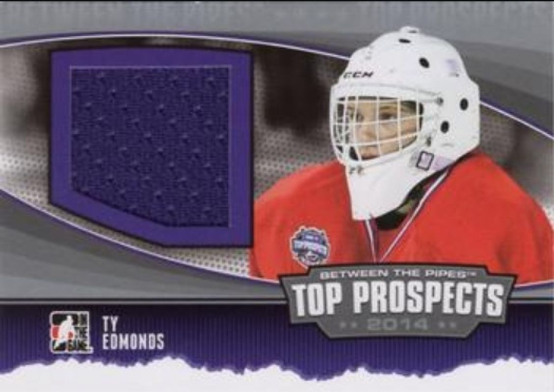 2013 In The Game Between the Pipes #TP-07 Top Prospects Jerseys Silver /90