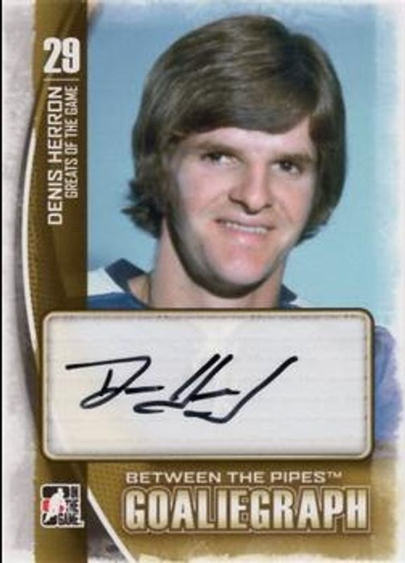 2013 In The Game Between the Pipes #A-DH GoalieGraphs