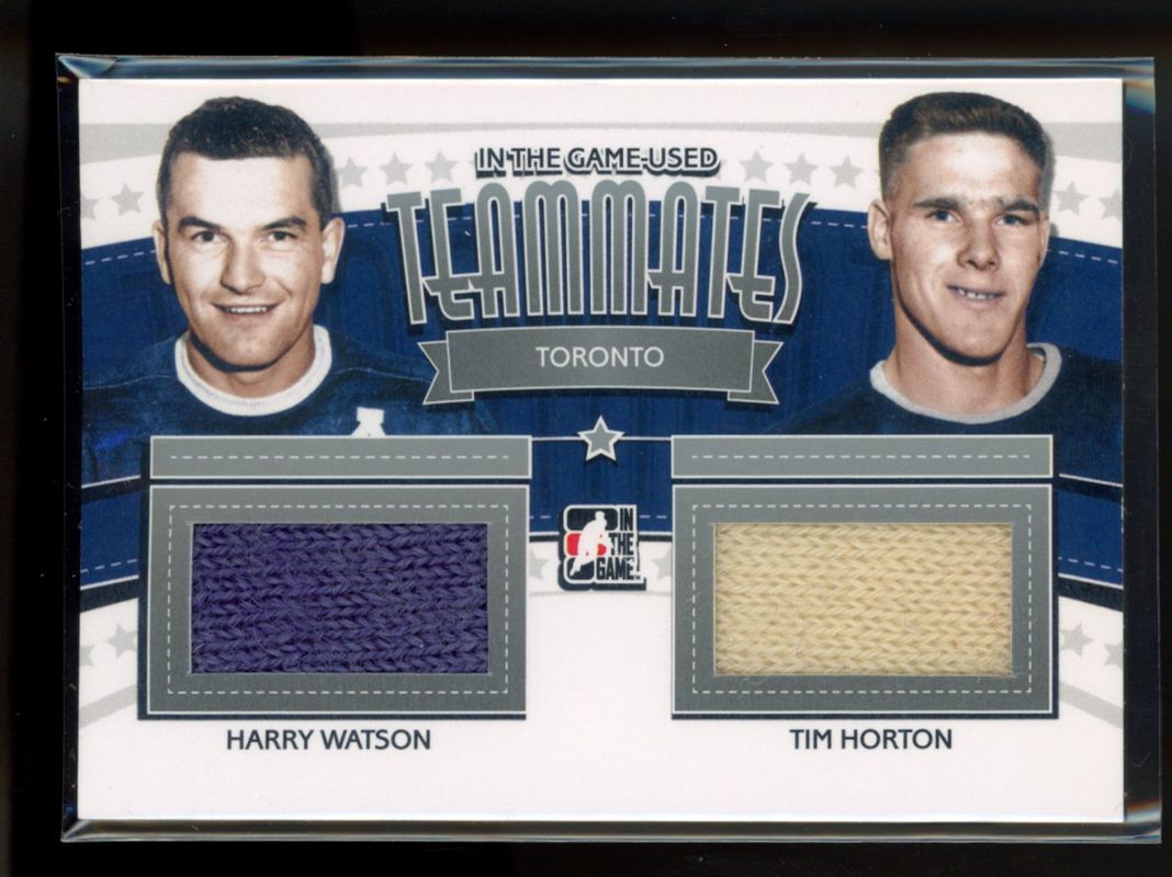 2013 In The Game Used #TM-25 Teammates Jerseys Silver