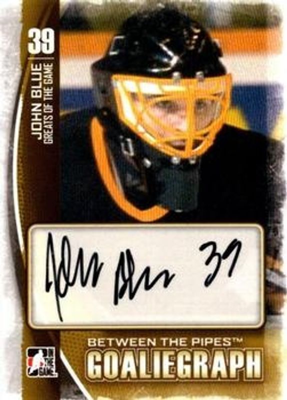 2013 In The Game Between the Pipes #A-JBL GoalieGraphs