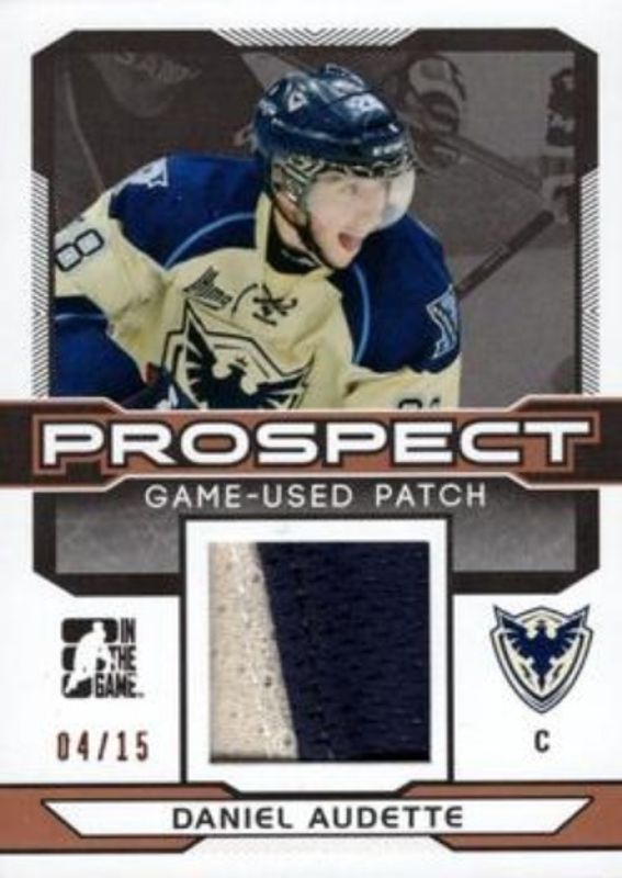 2014 In The Game Draft Prospects #PGU-8 Patches - Bronze /15