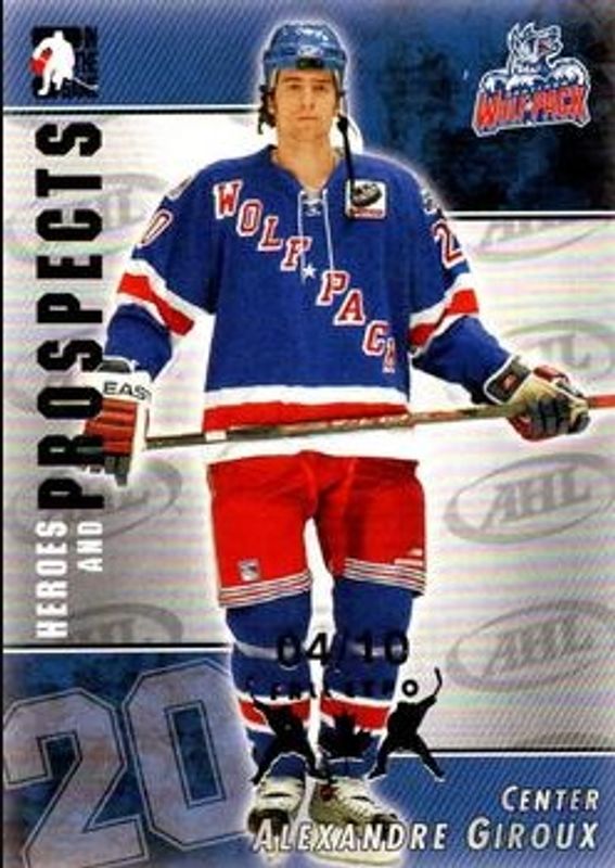 2004 In The Game Heroes & Prospects #36 Fall Expo Silver /10