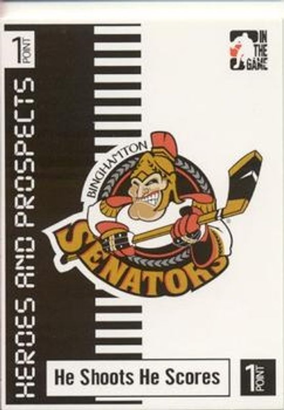 2004 In The Game Heroes & Prospects He Shoots He Scores Redemption Points