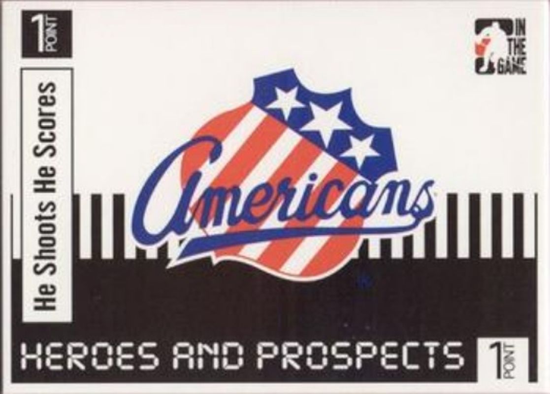 2004 In The Game Heroes & Prospects He Shoots He Scores Redemption Points