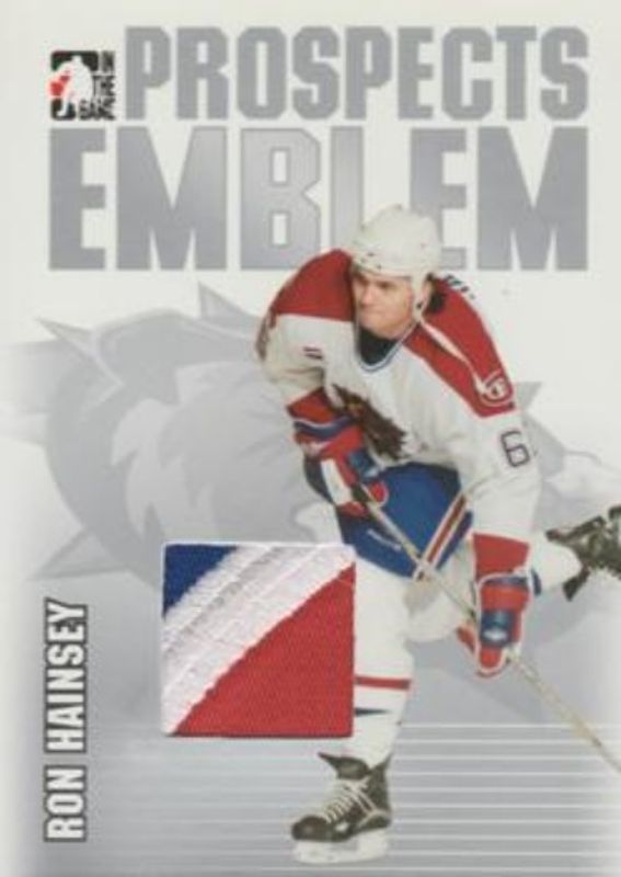 2004 In The Game Heroes & Prospects #GUE-31 Emblems Silver