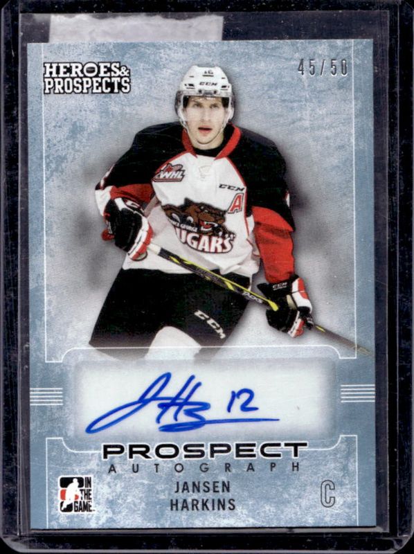 2014 In The Game Heroes & Prospects #36 Prospect Autographs Blue /50