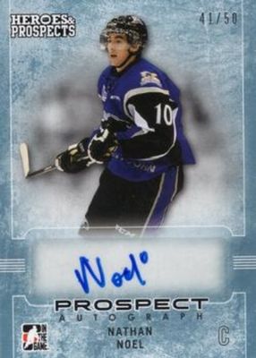 2014 In The Game Heroes & Prospects #64 Prospect Autographs Blue /50