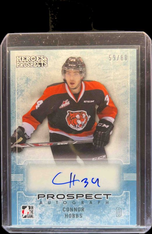 2014 In The Game Heroes & Prospects #17 Prospect Autographs Blue /50