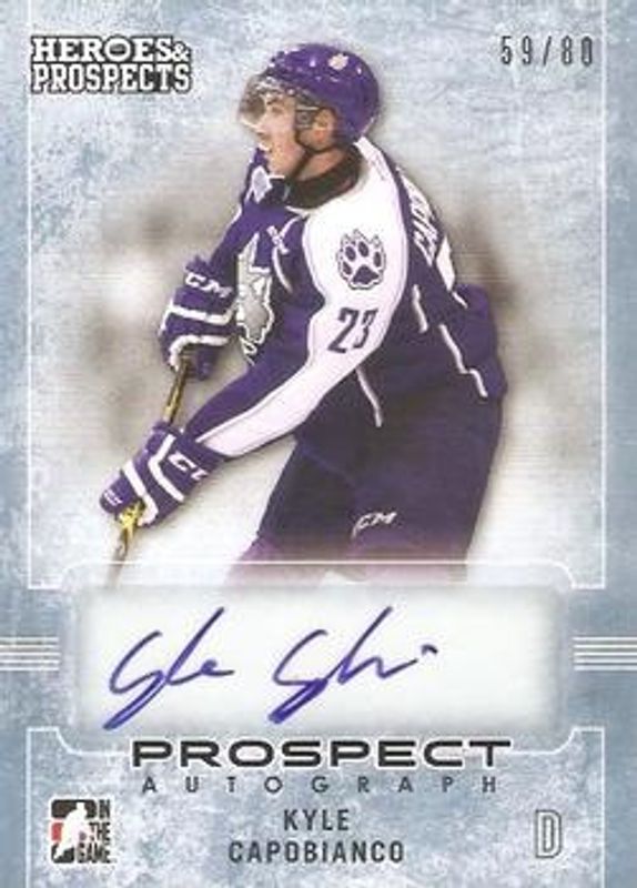 2014 In The Game Heroes & Prospects #49 Prospect Autographs Blue /50