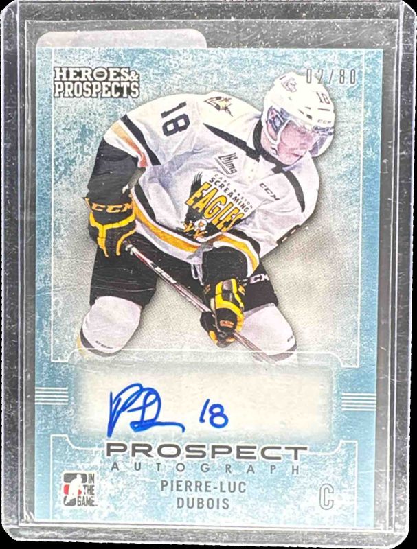 2014 In The Game Heroes & Prospects #76 Prospect Autographs Blue /50