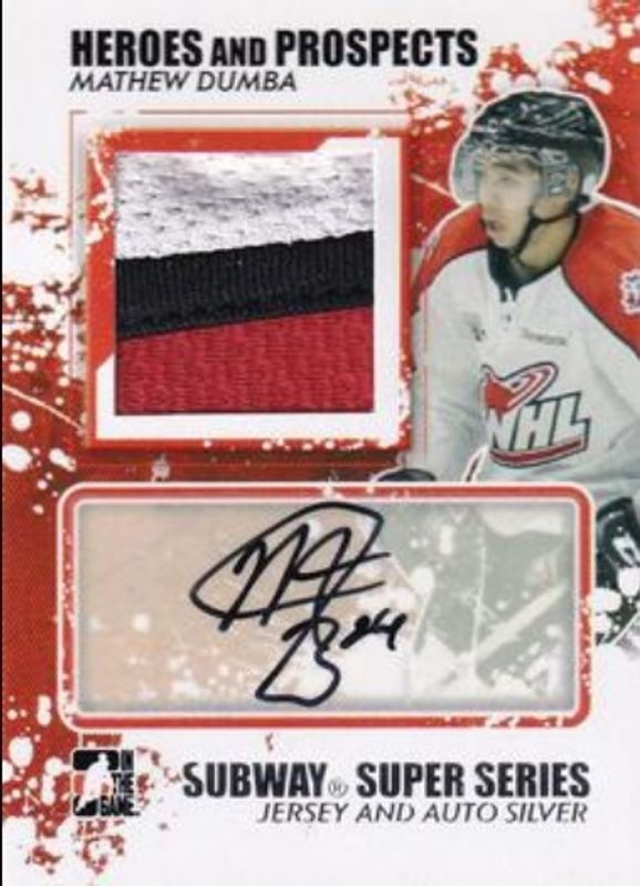 2011 In The Game Heroes & Prospects #SSMA-MD Subway Series Jersey Autographs Silver