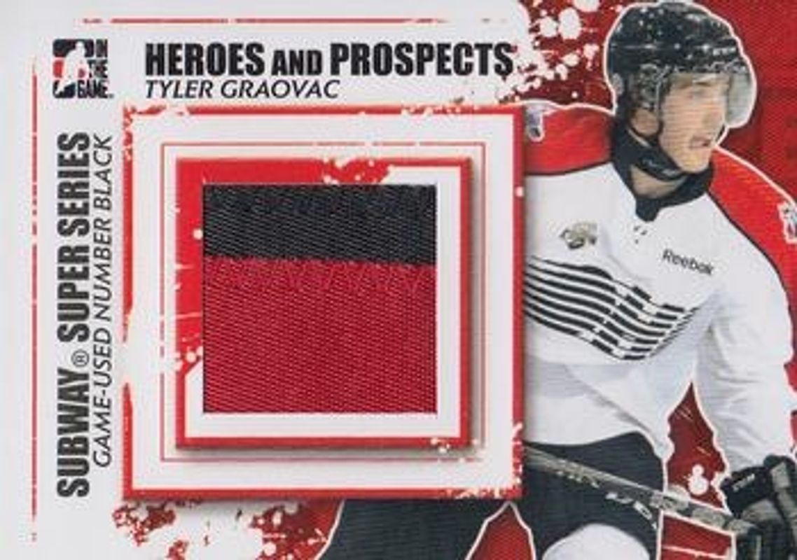 2011 In The Game Heroes & Prospects #SSM-07 Subway Series Numbers Black