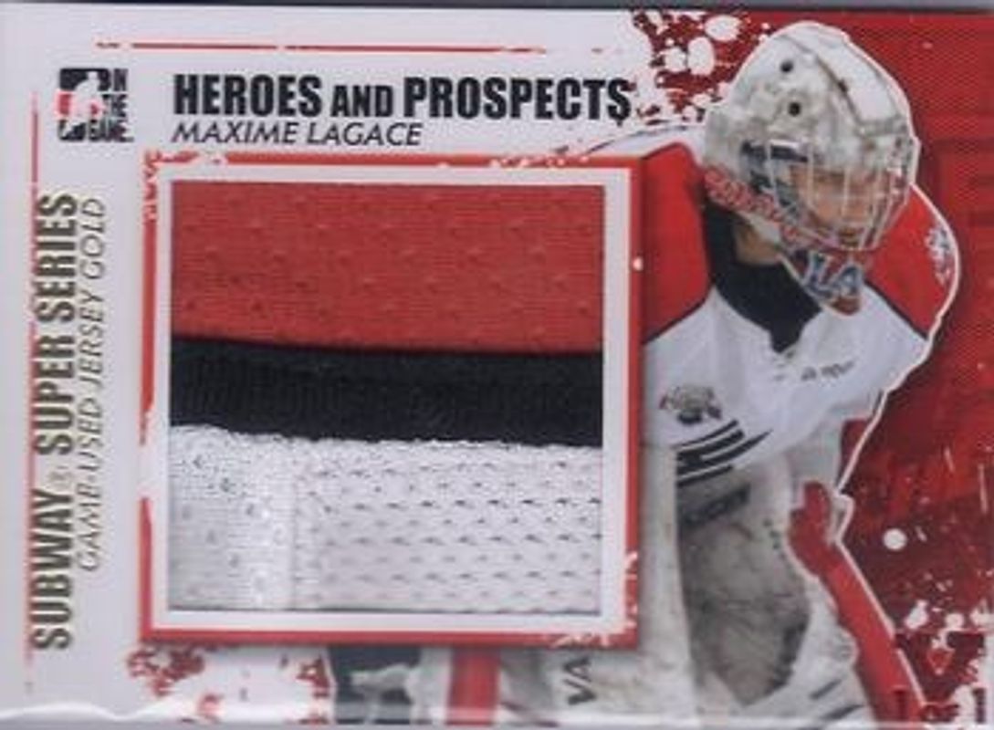 2011 In The Game Heroes & Prospects #SSM-12 Subway Series Jerseys Gold