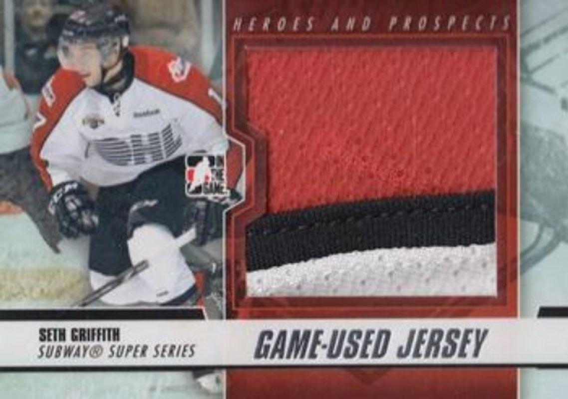 2012 In The Game Heroes & Prospects #SSM-14 Subway Super Series Jersey Silver