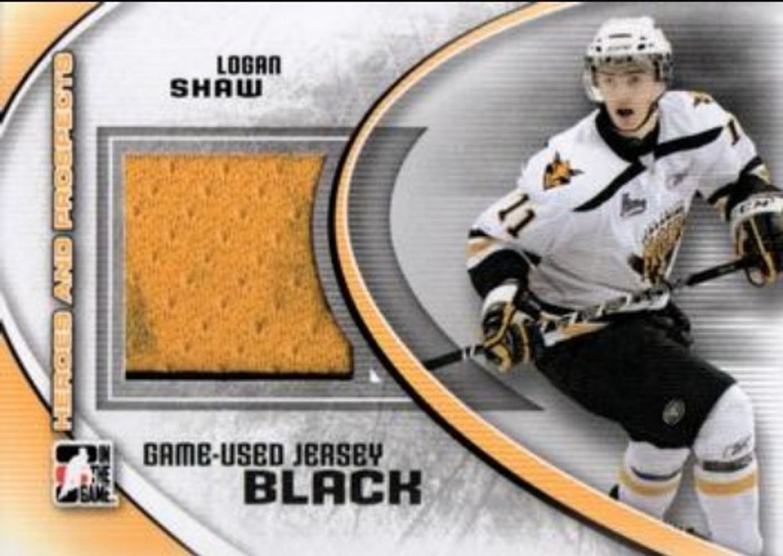 2011 In The Game Heroes & Prospects #M-16 Game Used Jerseys Black