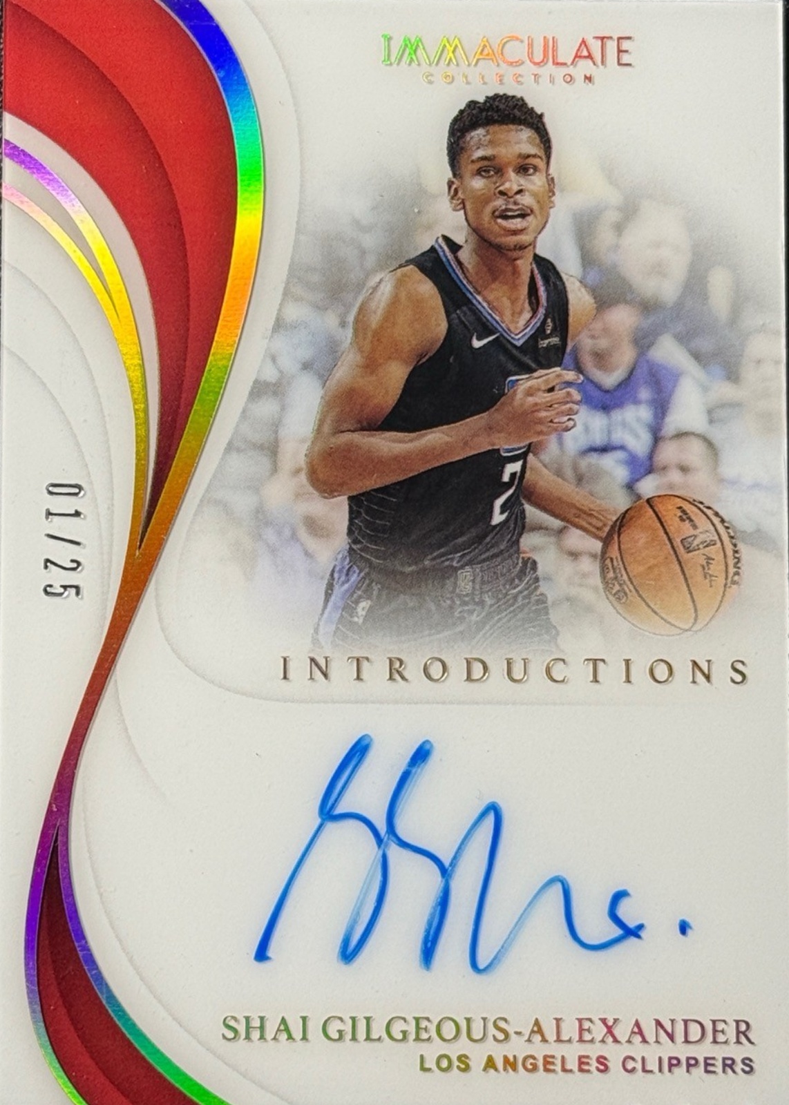 Shai Gilgeous-Alexander 2018 Immaculate #INT-SGA Immaculate 