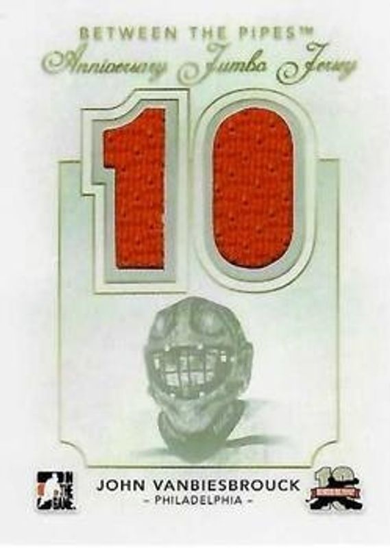 2011 In The Game Between the Pipes #AJJ-28 Anniversary Jumbo Jersey