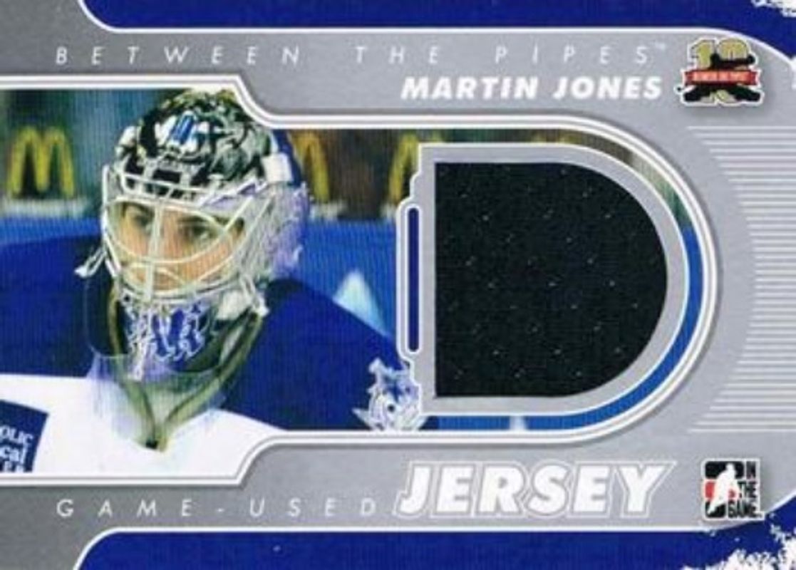 2011 In The Game Between the Pipes #M-48 Game Used Jersey Silver