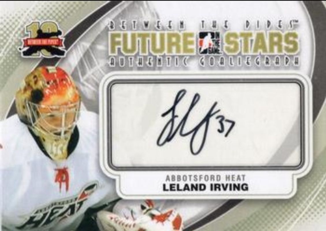 2011 In The Game Between the Pipes #A-LI Authentic Goaliegraph