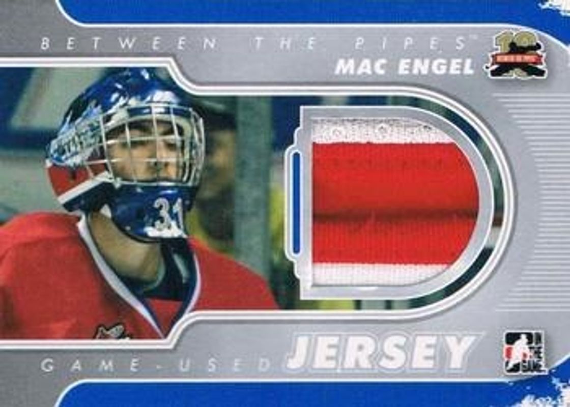 2011 In The Game Between the Pipes #M-53 Game Used Jersey Silver