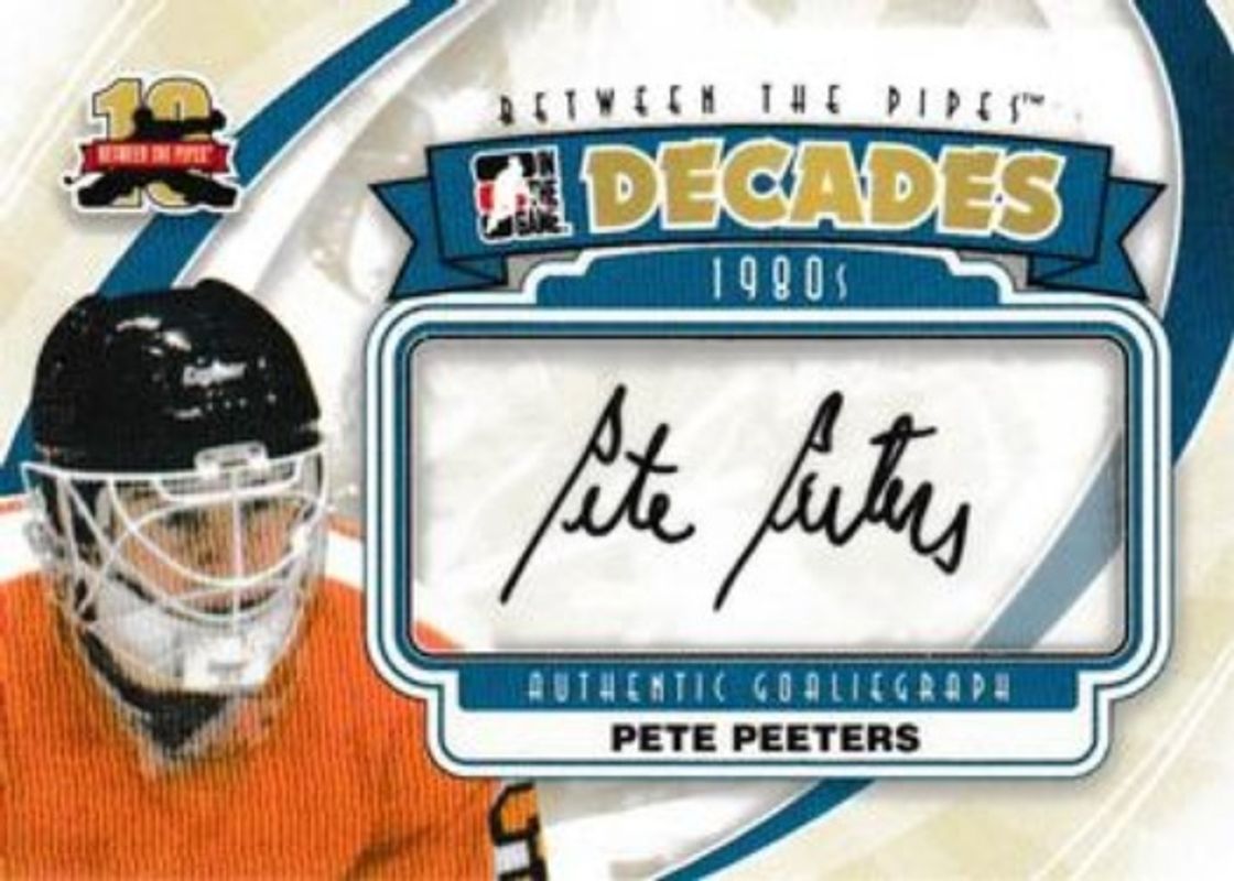 2011 In The Game Between the Pipes #A-PP Authentic Goaliegraph