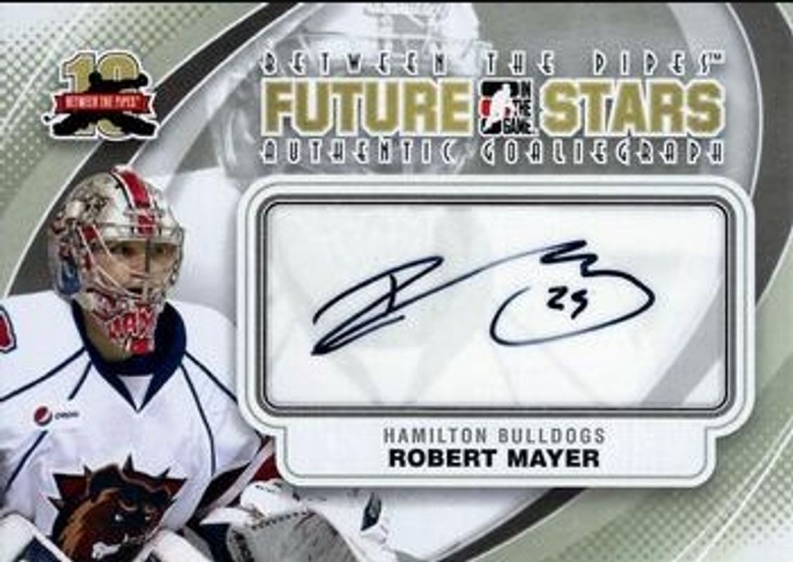 2011 In The Game Between the Pipes #A-RMA Authentic Goaliegraph