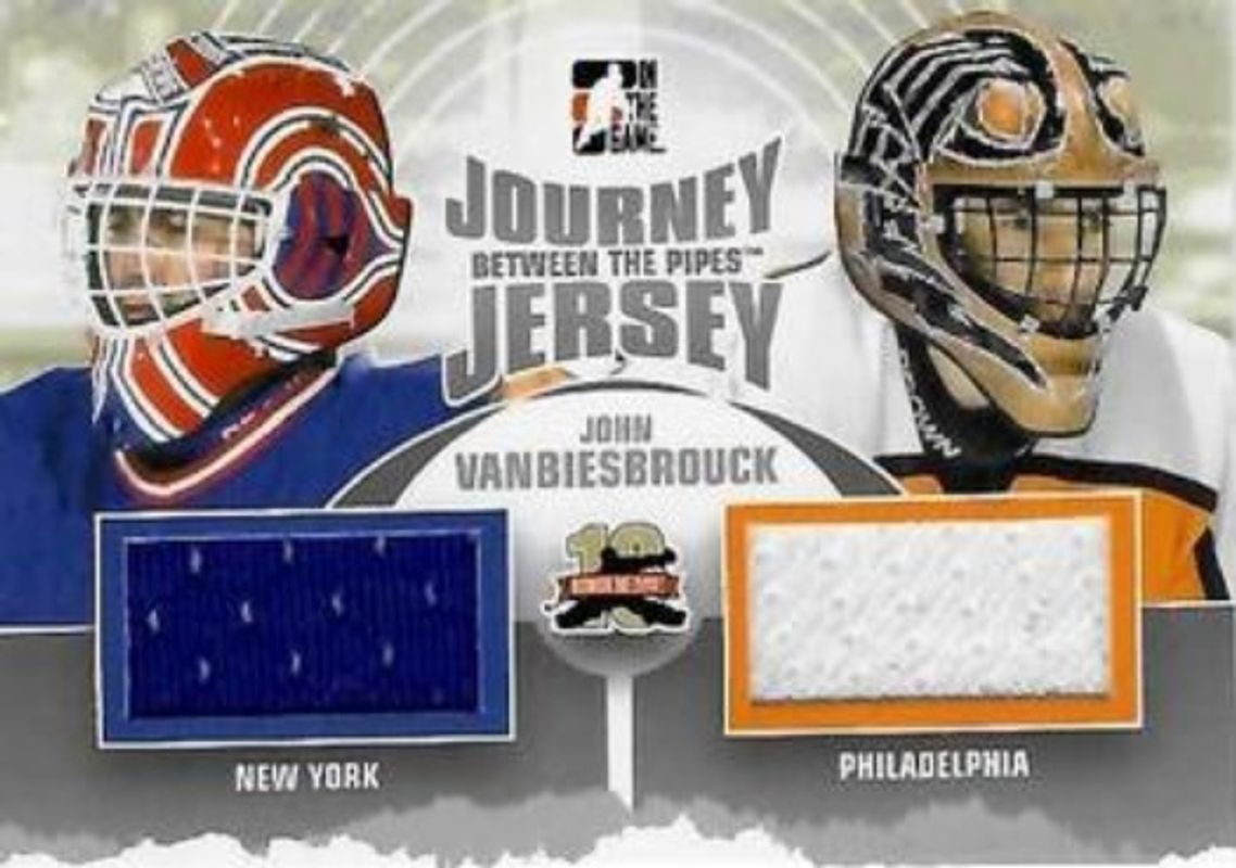 2011 In The Game Between the Pipes #JJ-04 Journey Jersey Silver