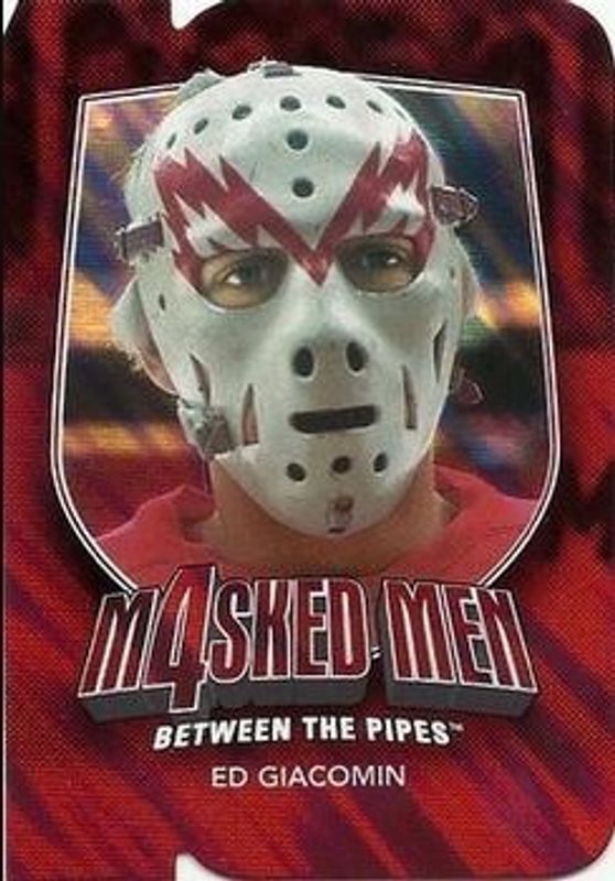 2011 In The Game Between the Pipes #MM-21 Masked Men IV Ruby Die Cuts