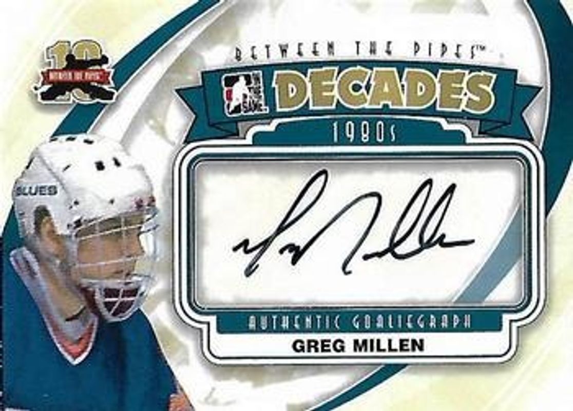 2011 In The Game Between the Pipes #A-GMI Authentic Goaliegraph