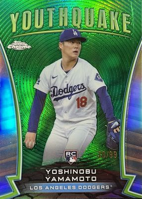 2024 Topps Chrome Update #YQ-53 Youthquake - Green Refractor /99