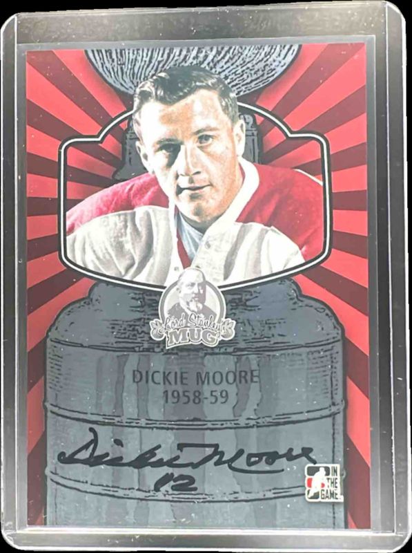 2013 In The Game Lord Stanley's Mug #A-DM5 Autographs
