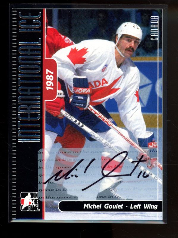 2006 In The Game Used International Ice #A-MG Autographs /10