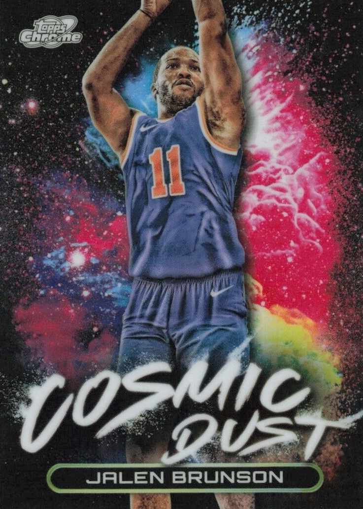 Jalen Brunson 2023 Topps Chrome Cosmic #CD-11 Cosmic Dust /(SSP 