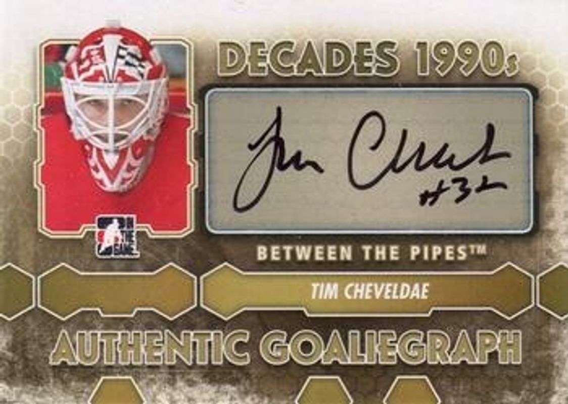 2012 In The Game Between The Pipes #A-TC Authentic Goaliegraphs
