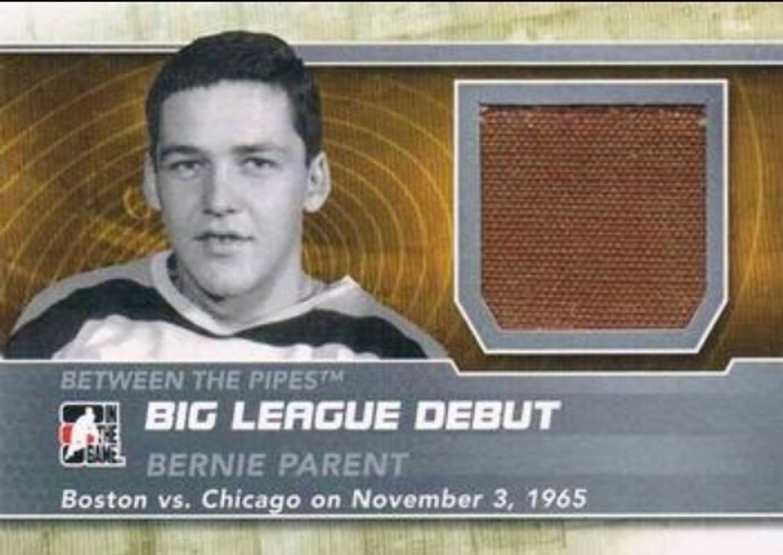 2012 In The Game Between The Pipes #BL-38 Big League Debut Jerseys Silver